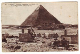 EGYPTE..SECONDE PYRAMIDE AVEC CIMETIERE, Second Pyramid With Cemetery  STR1/283 - Pyramides