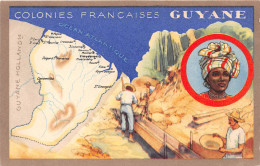 ¤¤  -   GUYANE   -  Colonies Françaises  -  Carte Publicitaire Des Produits Du Lion Noir -  ¤¤ - Andere & Zonder Classificatie