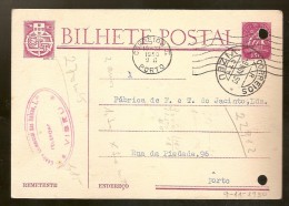 Portugal &  Bilhete Postal, Centro Comercial Das Beiras, Viseu, Porto 1950 (206) - Storia Postale