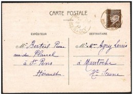 Francia/France: Intero, Stationery, Entier, Joseph Joffre - WW1