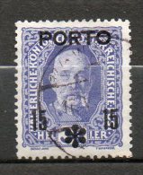 AUTRICHE Taxe 15 S 36h Violet 1917  N°61 - Taxe
