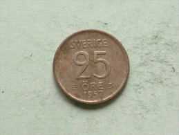 1957 TS - 25 ORE / KM 824 ( Uncleaned - For Grade, Please See Photo ) ! - Schweden