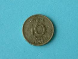 1953 - 10 ORE / KM 823 ( For Grade, Please See Photo ) ! - Schweden