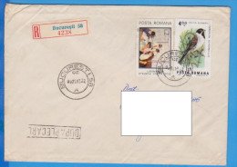 BIRD SCOUTISME SCOUT STAMPS ON  COVER, 1983, ROMANIA - Lettres & Documents