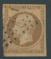 Lot N°28722   N°9d Bistre Brun Foncé, Oblit PC, 3 Belles Marges, Coté 1200 Euros - 1852 Louis-Napoléon