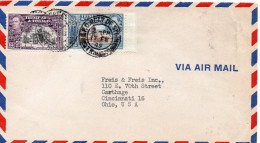 TRINIDAD TOBAGO LETTRE POUR LES ETATS UNIS 1949 - Trinité & Tobago (...-1961)