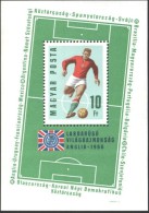 Mint  S/S Football Soccer  1966  From Hungary - 1966 – England