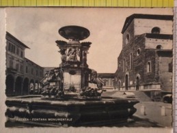 Cart.-  Faenza -  Fontana Monumentale. - Faenza