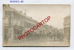 ROISEL-CARTE PHOTO Allemande-Guerre 14-18-1 WK-France-80- - Roisel