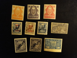 Période 1919-22 - Unused Stamps