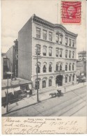 Cincinnati Ohio, Public Library Building Street Scene, Clothing Store Horse-drawn Carriage, C1900s Vintage Postcard - Cincinnati