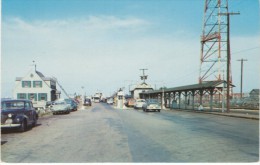 Norfolk Virginia, Norfolk-Newport News Ferry Landing, Auto, C1950s Vintage Postcard - Norfolk