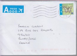 Belgique Lettre Papillon 2014 - Lettres & Documents