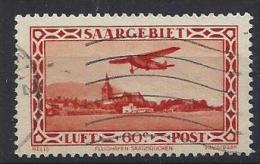 Germany (Saargebiet) 1932  Flugpostmarken (o) Mi.158  (PF 158 VI ) - Posta Aerea