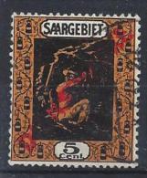 Germany (Saargebiet) 1922  Dienstmarken  (o) Mi. 2a - Oficiales