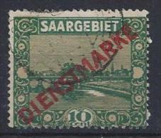 Germany (Saargebiet) 1922  Dienstmarken  (o) Mi. 3b - Dienstzegels