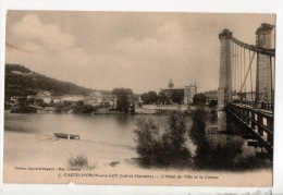 47 - CASTELMORON-SUR-LOT . L'HÔTEL DE VILLE ET LE COTEAU - Réf. N°9251 - - Castelmoron