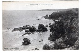 CPA : LE POULDU (29) - ROCHERS DE L´ANCIEN FORT - Le Pouldu