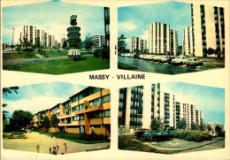 91-MASSY-VILLAINE...4 VUES....CPM - Massy