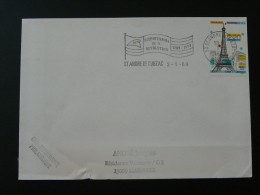 33 Gironde Saint Andre De Cubzac Revolution Francaise 1989 - Flamme Sur Lettre Postmark On Cover - Révolution Française