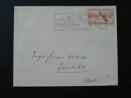 36 Indre Le Blanc Timbre Petanque 1958 - Flamme Sur Lettre Postmark On Cover - Bocce