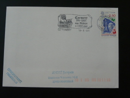 37 Indre Et Loire Cormery 1200 Ans Abbaye 1991 - Flamme Sur Lettre Postmark On Cover - Abbayes & Monastères