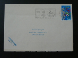 37 Indre Et Loire Saint Cyr Sur Loire Marionnettes Puppets 1998 - Flamme Sur Lettre Postmark On Cover - Puppets