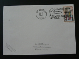 38 Isere Heyrieux Centenaire M.A. Brillier 1988 - Flamme Sur Lettre Postmark On Cover - Révolution Française