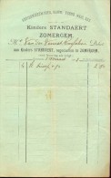 Faktuur Facture - Kruidenier Kinders Standaert - Zomergem 1902 - Levensmiddelen