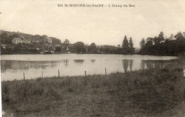 CPA - SAINT-HONORE-les-BAINS (58) - Vue Du Bourg à Côté De L'Etang Du Seu - Saint-Honoré-les-Bains