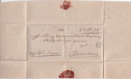 LETTRE RÉUTILISÉE POUR LA RÉPONSE SCHNEIDEMUHL (CACHET?) ( PILA POLOGNE) - BROMBERG ( BYDGOSZCZ POLOGNE ) / 5966 - Lettres & Documents