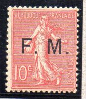 FRANCE : TP N° 4 ** - Militaire Zegels