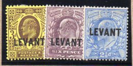 LEVANT Bx Anglais : TP N° 16/17+20 * - Used Stamps