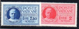 VATICAN : TP N° 1/2 * - Eilsendung (Eilpost)