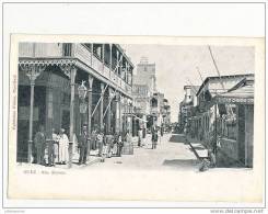 EGYPTE SUEZ RUE KOMAR CPA BON ETAT - Suez