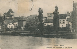 SUISSE - AARAU - Stadtteil Mit Schloss An Der Aare - Aarau