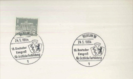 DEUTSCHLAND Germany Berlin Kongress ärztliche Fortbildung 1965 Brandenburger Tor - Cartas & Documentos