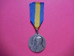 Medaglia In Argento GIOVANNI E EDOARDO AGNELLI, OLIVETTI 1965 -ME6 - Autres & Non Classés