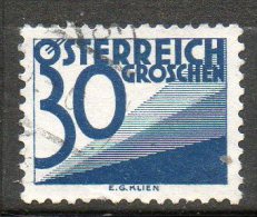 AUTRICHE Taxe  30g Bleu 1925-34 N°146 - Taxe
