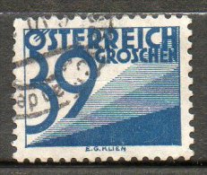 AUTRICHE Taxe  39g Bleu 1925-34 N°148a - Taxe