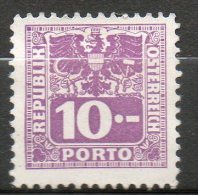 AUTRICHE Taxe  10m Violet 1945  N°184 - Taxe