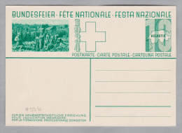 Schweiz PP Bundesfeier Karte 1934 #59b Ungebraucht - Covers & Documents