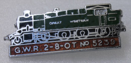 Broche Train G.W.R 2-8-OT N° 5239.Superbe - TGV