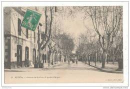 MEDEA ALGERIE AVENUE DE LA GARE ET PORTES D ALGER CPA BON ETAT - Medea