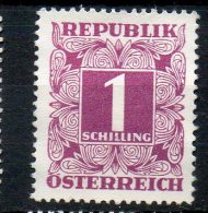 AUTRICHE Taxe 1s Violet 1950-57 N°242 - Taxe