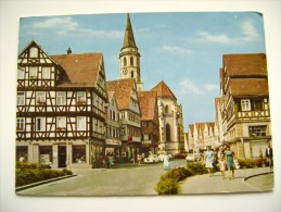 SCHORNDORF WURTH    GERMANY     GERMANIA   USED  CARD   VIAGGIATA  COME DA FOTO - Schorndorf