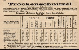Original Werbung - 1911 - Zuckerfabrik Aarberg , Trockenschnitzel   !!! - Aarberg
