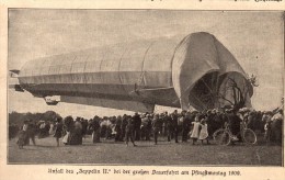 Original Zeitungsausschnitt - 1911 - Unfall Des ZEPPELIN II.  !!! - Aviation