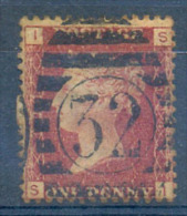 One Penny Red IS I + S Centrale Stempel 32 - Usati