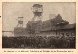 Original Zeitungsausschnitt - 1911 -  Unglück In Zeche Radbod , Bockum-Hövel B. Hamm , Bergwerk !!! - Hamm
